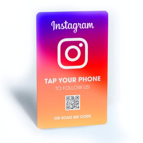 Evrycard Instagram Digital Business Cards, NFC Business Cards