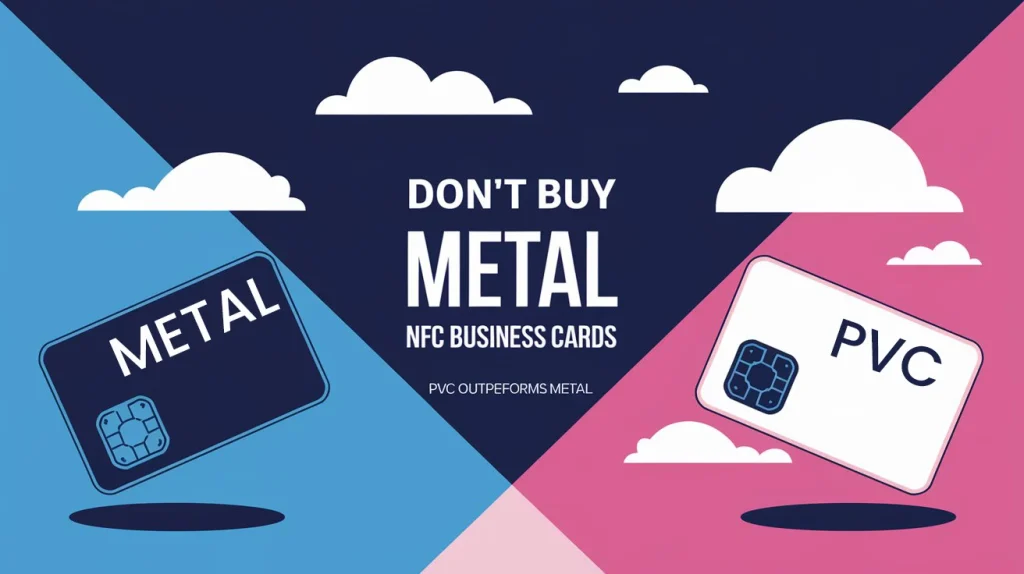 Metal NFC business cards