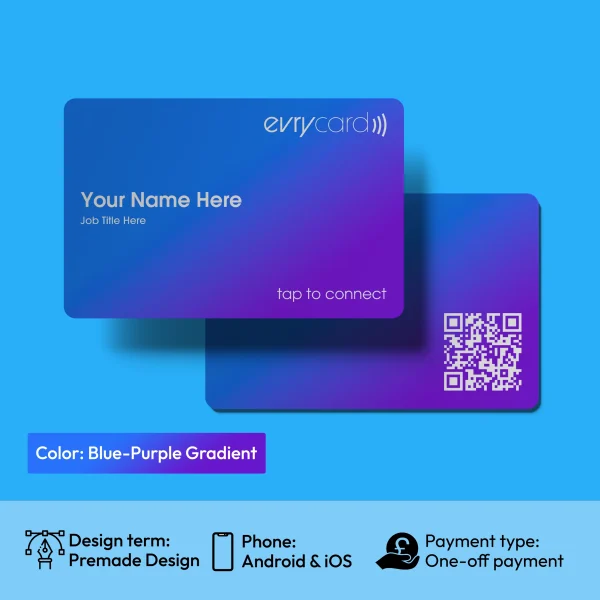 Evrycard Basic - Blue Gradient digital business card (1)