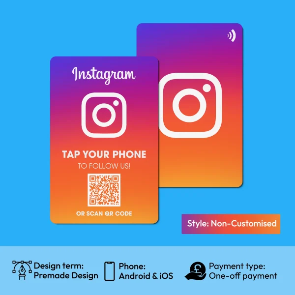 Instagram NFC Cards: Evrycard Edition