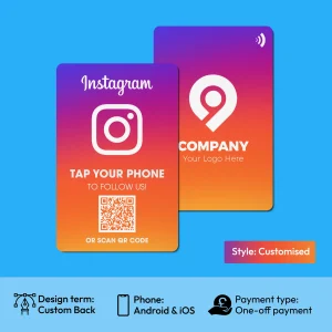 Instagram NFC business cards: Evrycard Edition