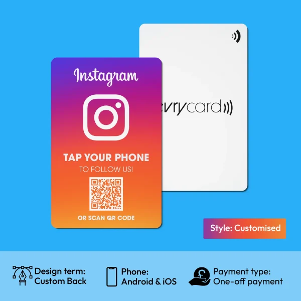 Instagram NFC Cards: Evrycard Edition