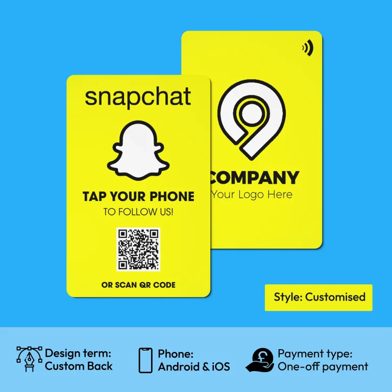 Snapchat NFC Business Cards