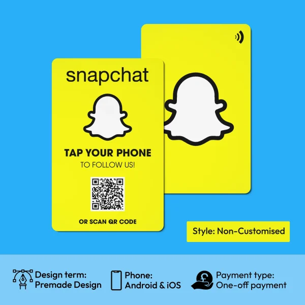 Snapchat NFC Cards: Evrycard Edition