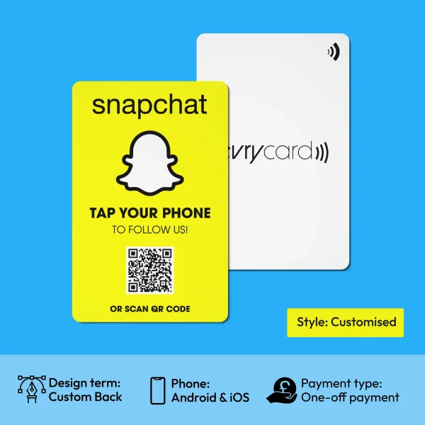 Snapchat NFC Cards: Evrycard Edition