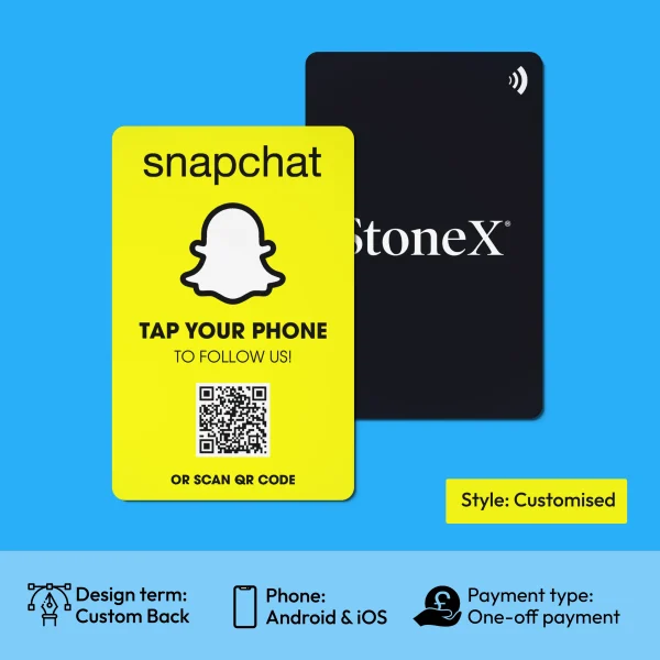 Snapchat NFC Cards: Evrycard Edition