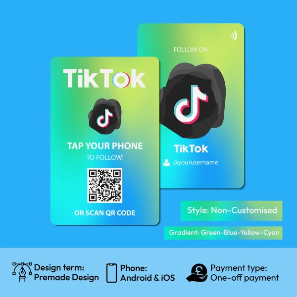 Tiktok NFC Cards - Evrycard Edition 2