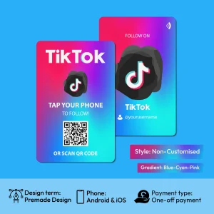 TikTok NFC Cards: Evrycard Edition