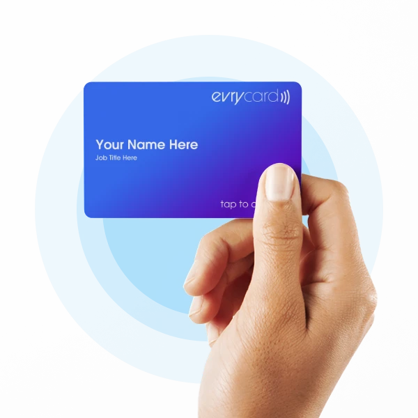 Evrycard Standard NFC business card