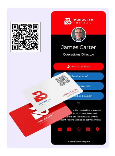 James Carter's card and profile